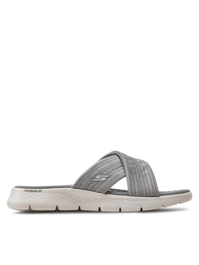 Skechers Klapki Skechers Go Walk Flex Sandal-Impressed 141420/GRY Szary