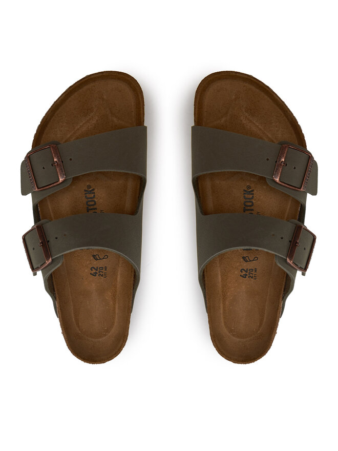 Birkenstock Шльопанці Birkenstock Arizona Birko-Flor nubuk 0151211 Сірий