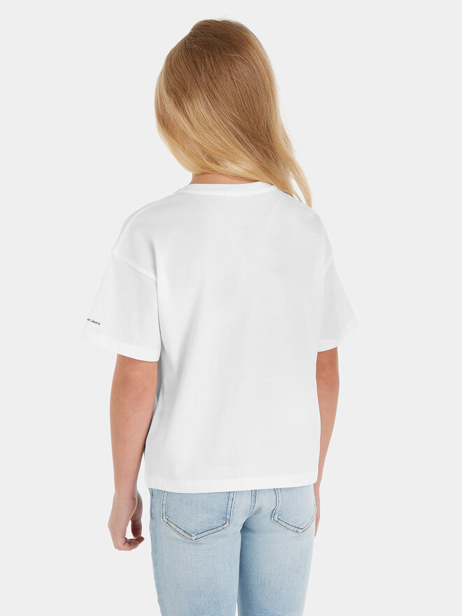 Calvin Klein Jeans Calvin Klein Jeans T-Shirt IG0IG02136 Weiß Boxy Fit