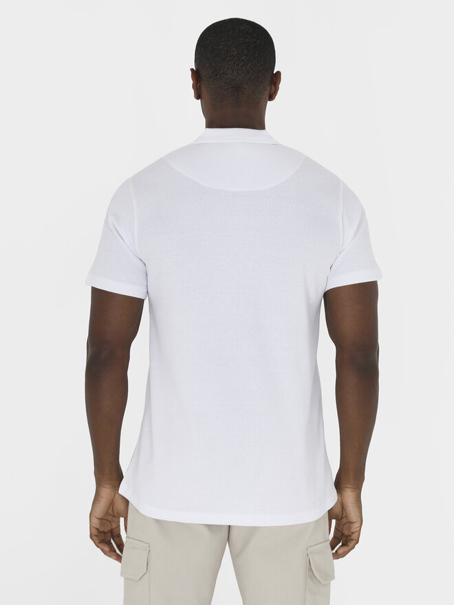 Brave Soul Brave Soul Poloshirt MPS-627SONOMA Weiß Straight Fit