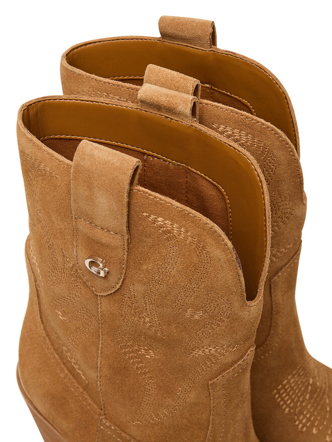 Guess Καουμπόικες Μπότες & Μποτάκια Guess FLTSAL SUE10 Καφέ