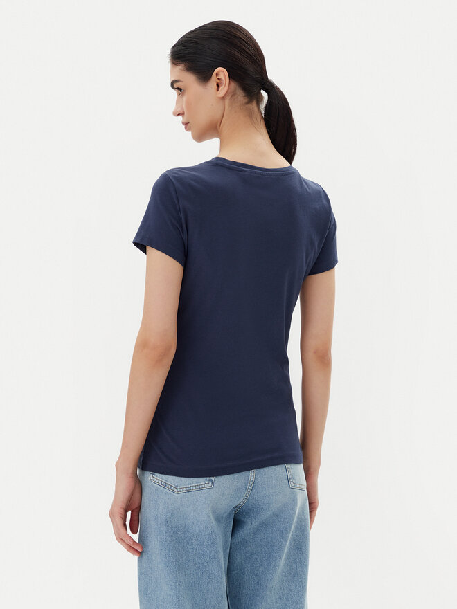 Mustang Mustang Camiseta Loa 1016146 Azul Slim Fit