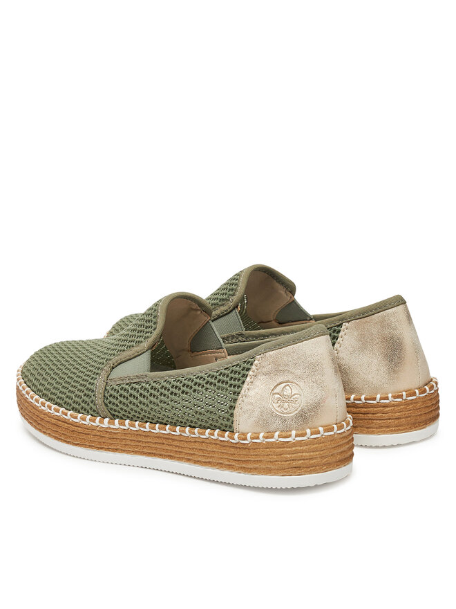 Rieker Halbschuhe Rieker L7873-52 Grün