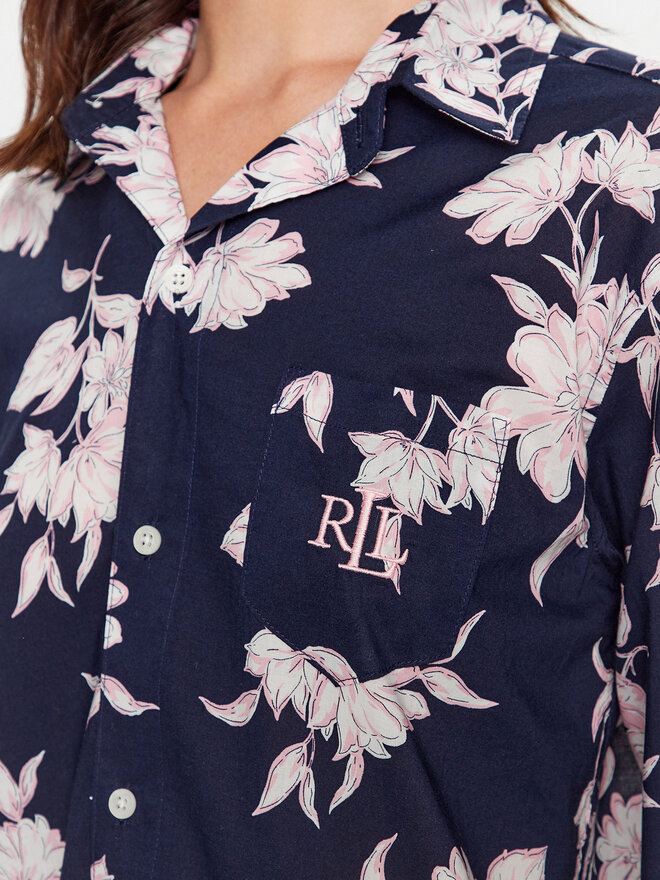 LAUREN RALPH LAUREN Lauren Ralph Lauren Naktiniai marškiniai ILN32263 Tamsiai mėlyna Regular Fit