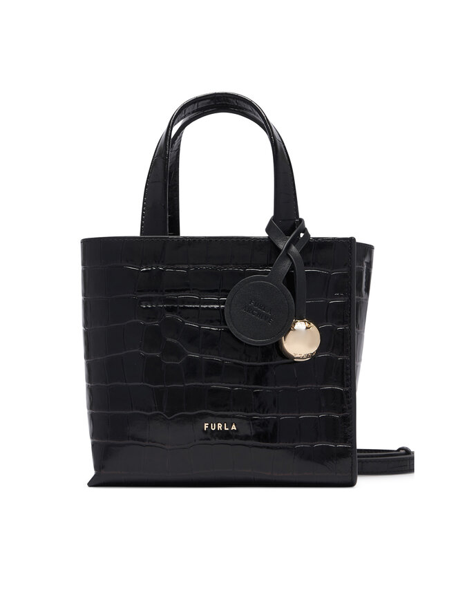 Furla Handtasche Furla Divide It Mini WB02124 BX4255 O6000 Schwarz