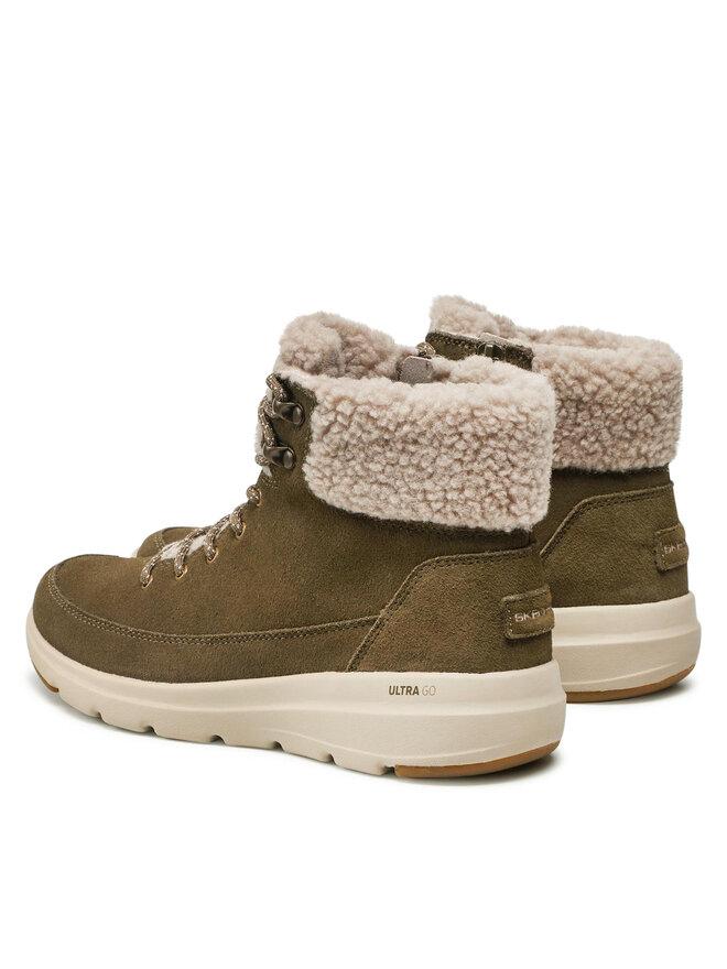 Skechers Botki Skechers Glacial Ultra 16677/OLV Zielony