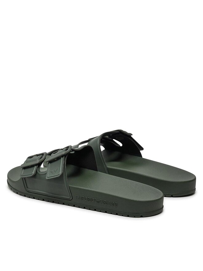 Emporio Armani Şlapi Emporio Armani XVPS09 XN998 S132 Kaki
