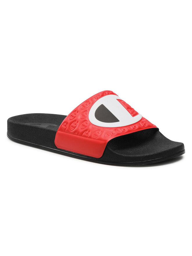 Mules sandales de bain Champion M Evo S20979 S20 KK008 Rouge chaussures