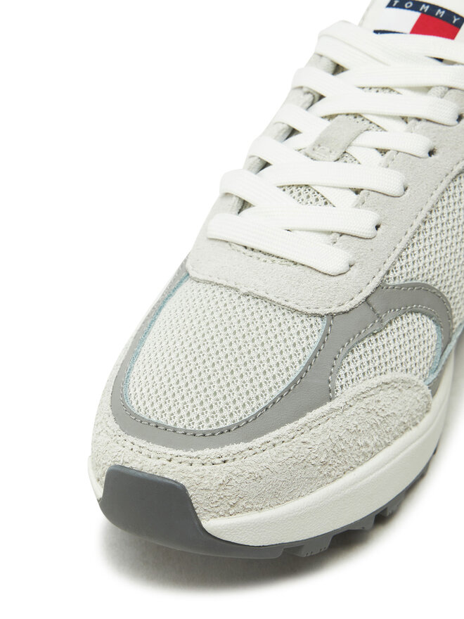 Tommy Jeans Снікерcи Tommy Jeans Tjw Tech Runner EN0EN02705 Сірий