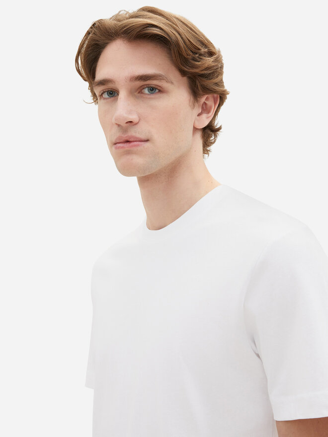 Tom Tailor Tom Tailor Pack de 2 camisetas 1037741 Blanco Regular Fit
