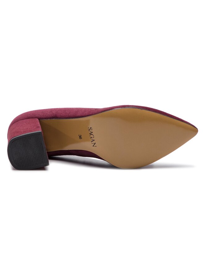Sagan Halbschuhe Sagan 2795 Dunkelrot
