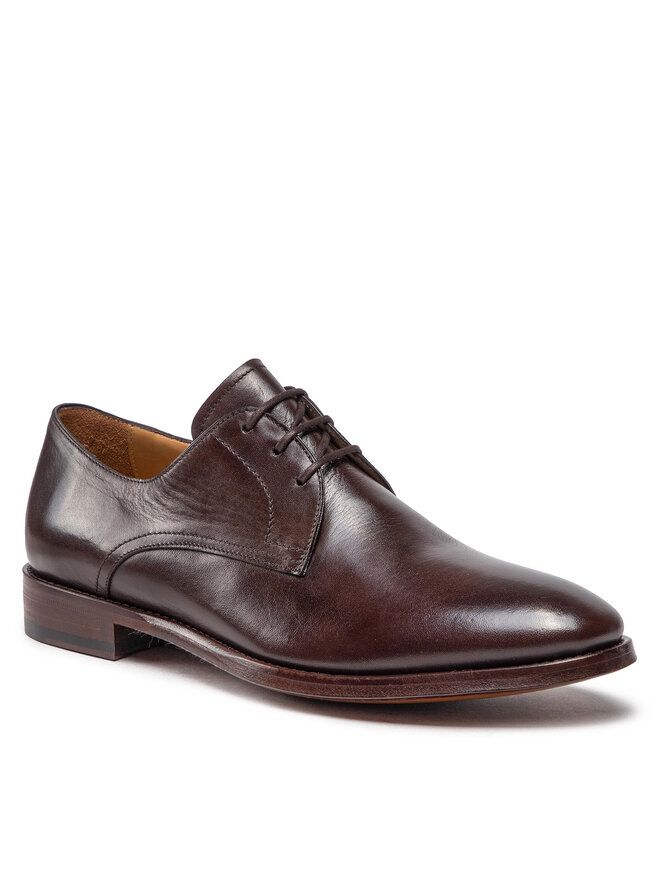 Lord Premium Półbuty Lord Premium Derby 5504 Brązowy