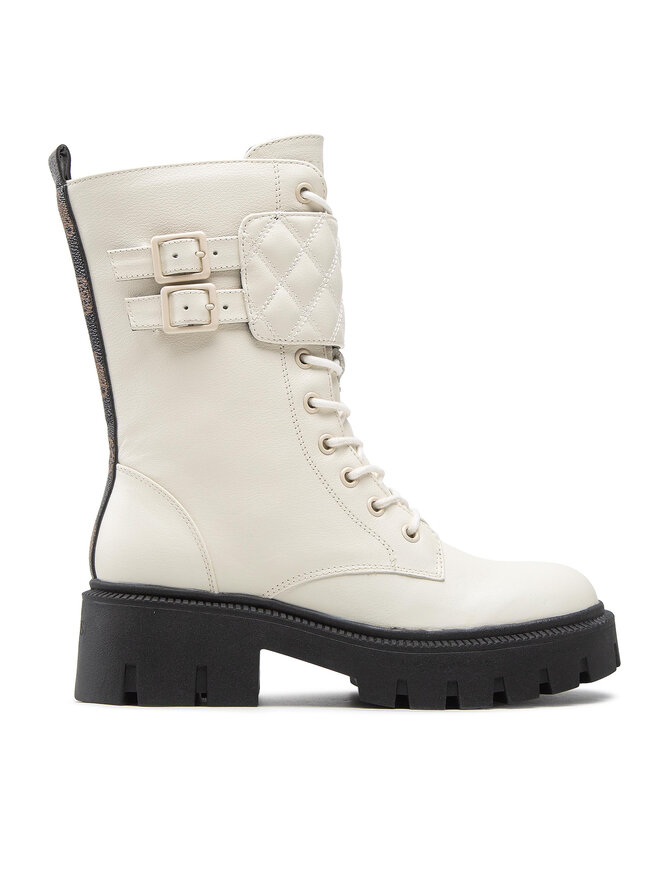 Guess Туристически oбувки Guess Sery FL7SER LEA10 Бял