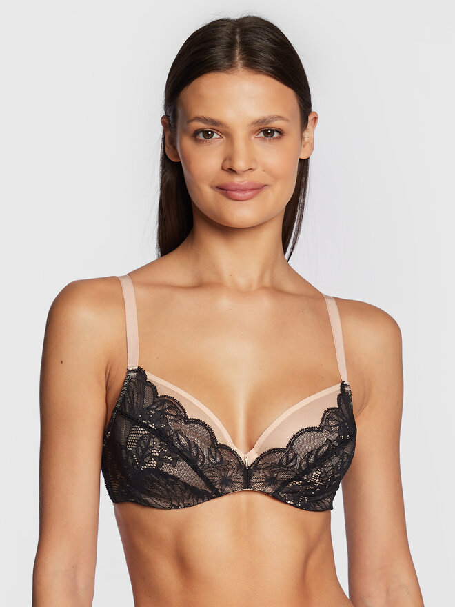 Chantelle Chantelle Бюстгальтер з підкладкою Midnight Flowers C12N10 Чорний
