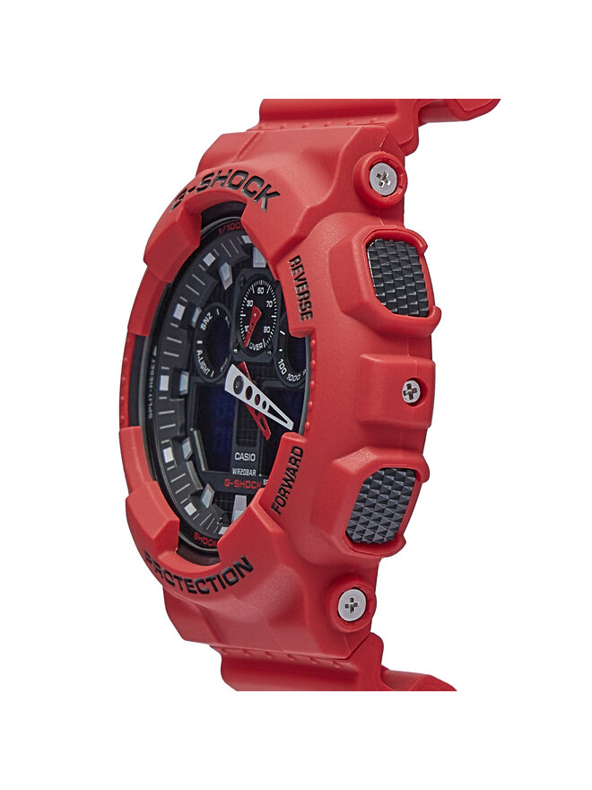 G-Shock Laikrodis G-Shock GA-100B-4AER Raudona