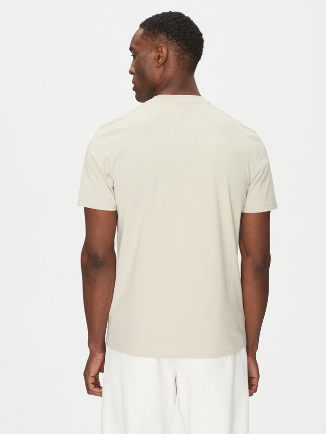 Guess Guess T-Shirt Z2YI11 J1314 Μπεζ Regular Fit