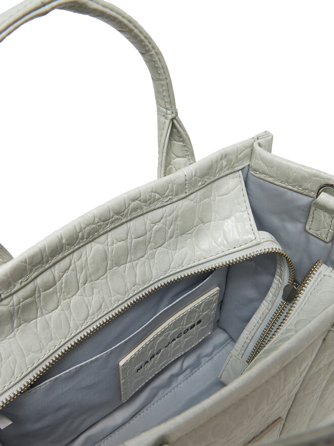 Marc Jacobs Torebka Marc Jacobs The Croc Embossed Tote Bag H022L01RE22 Écru