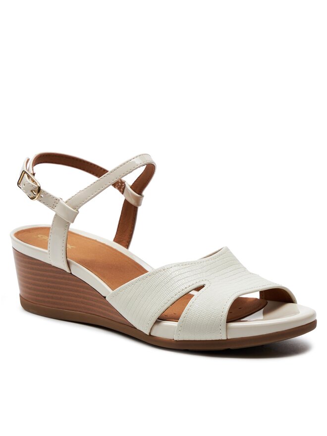 Sandali Con Zeppa Geox D Marykarmen B - In Pelle Per Bambine E Ragazze | Comodi E Traspiranti - Foto 10