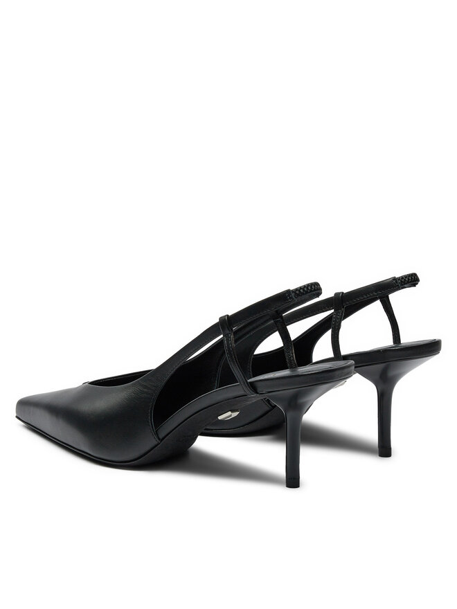 Max Mara Sandály Max Mara Mmslingcaif 2424526131600 Černá