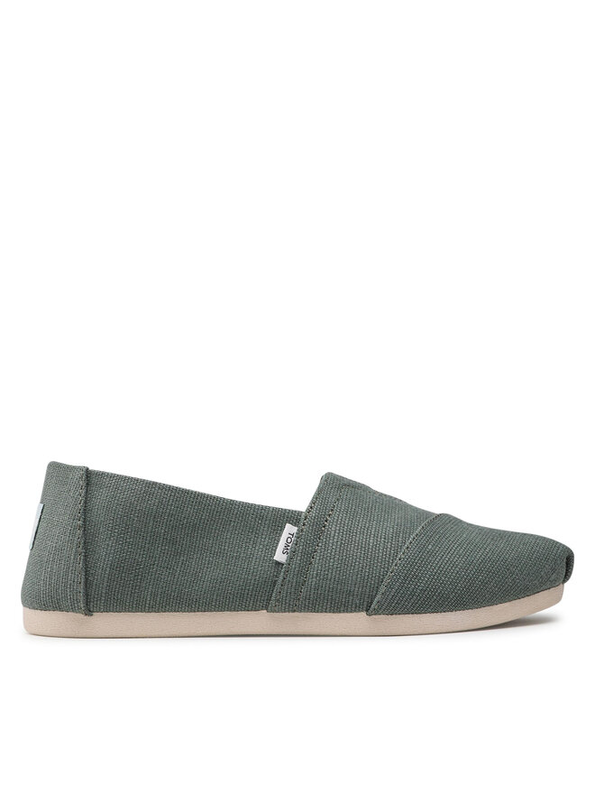 Toms Nizki čevlji Toms Alpargata 10017719 Zelena