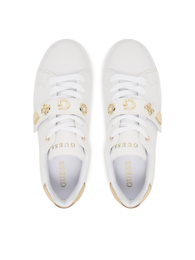 Guess Sneakersy Guess FLTDRI ELE12 Biały