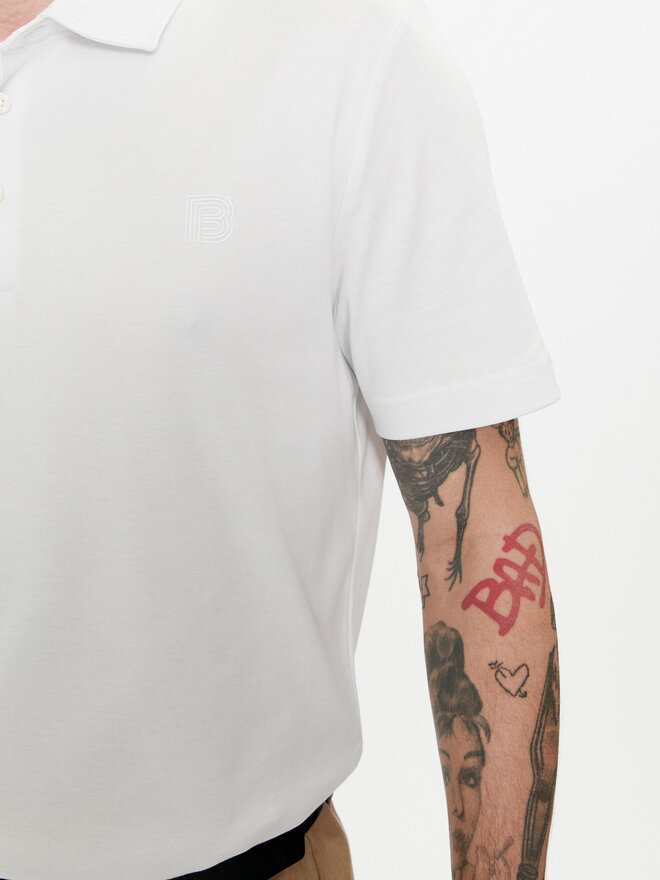 Baldessarini Baldessarini Polo B4 10044/000/5190 Blanco Regular Fit