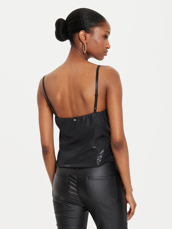 Rinascimento Rinascimento Top CFC0120406003 Schwarz Regular Fit