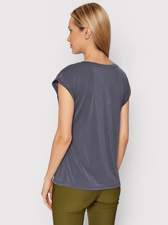 Vero Moda Vero Moda Marškinėliai Filli 10247666 Pilka Regular Fit