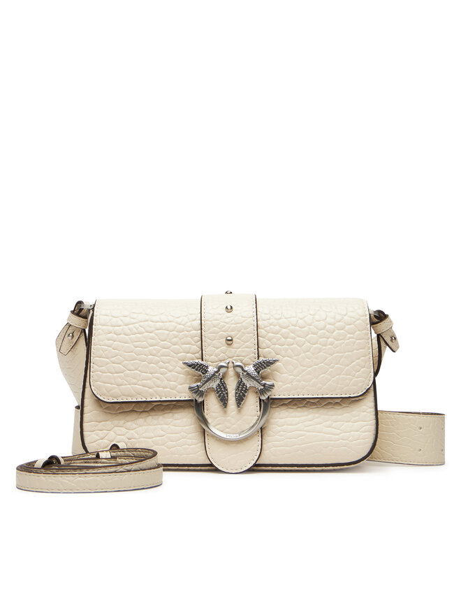 PINKO Сумка PINKO Love One Mini Slouchy Fl Al 25-26 PLTT 104340 A2JU Écru