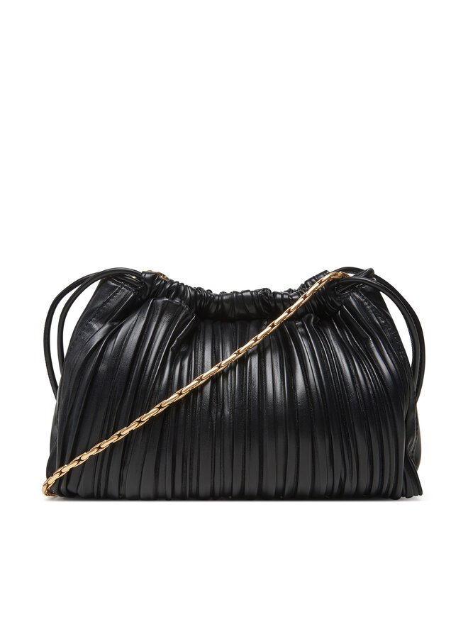 Calvin Klein Τσάντα Calvin Klein Drawstring Plisse Crossbody LV04F3076G Μαύρο