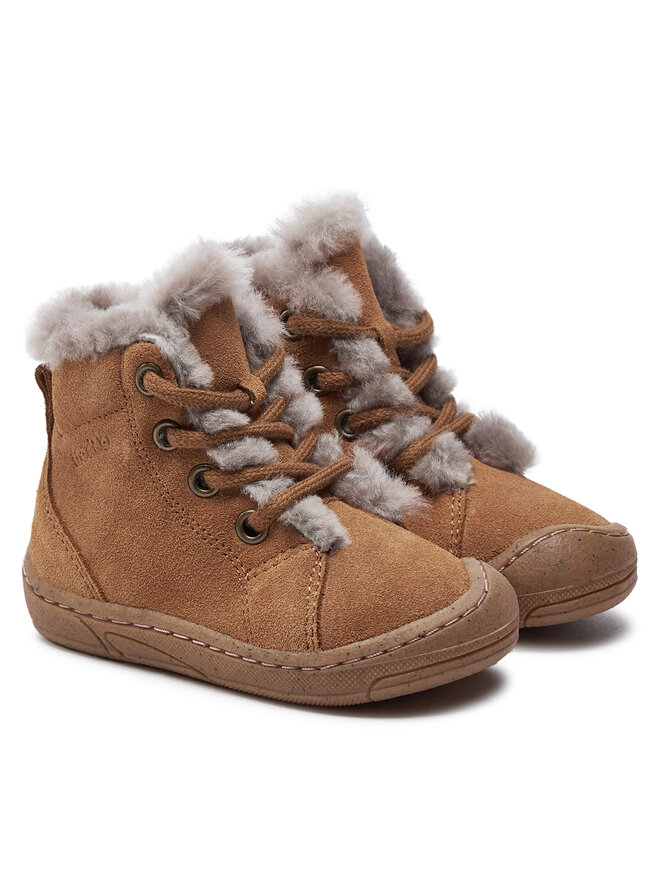 Froddo Gležnjarji Froddo Minni Suede Laces G2110140-2 M Rjava