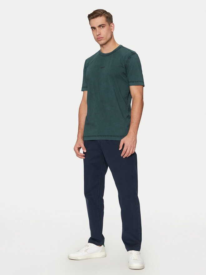 BOSS BOSS Camiseta Tokks 50502173 Verde Regular Fit