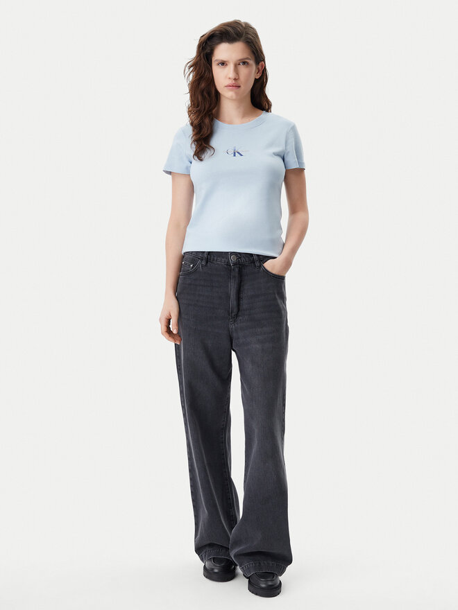 Calvin Klein Jeans Calvin Klein Jeans Футболка Gradient Monologo J20J225252 Блакитний Slim Fit