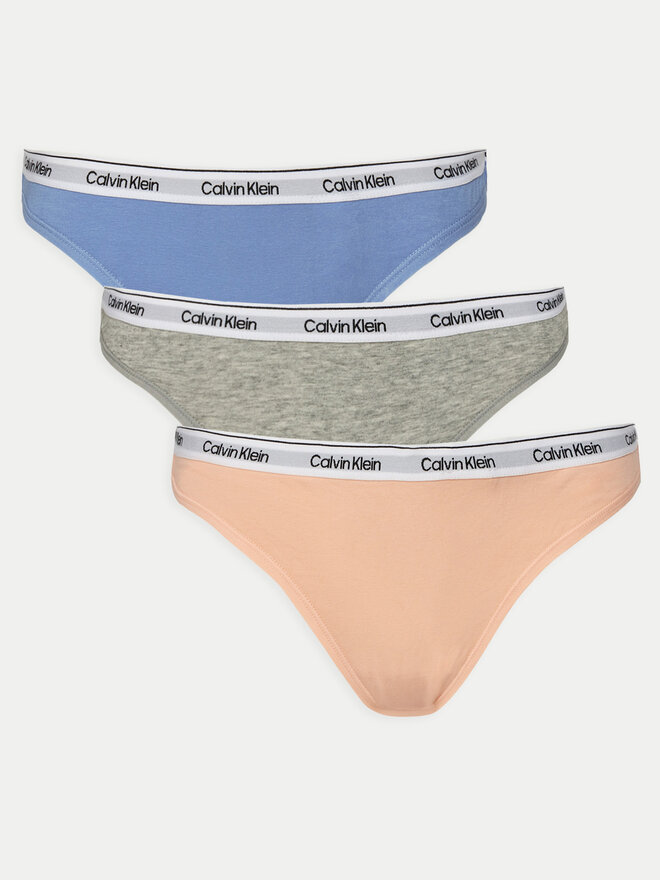 Calvin Klein Underwear Calvin Klein Underwear Набір з 3 пар стрінгів 000QD5209E Кольоровий