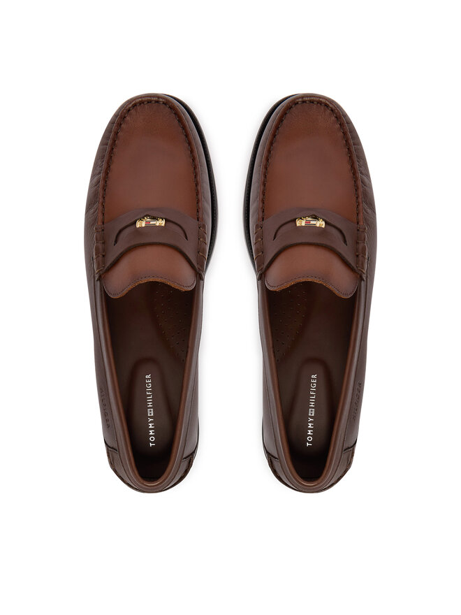 Tommy Hilfiger Mokassins Tommy Hilfiger Penny Crust FM0FM05836 Braun