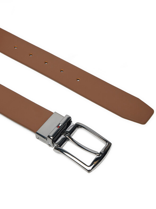 Tommy Hilfiger Чоловічий ремінь Tommy Hilfiger Denton Rev 3.5 AM0AM12549 Коричневий