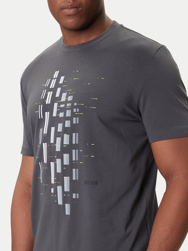 BOSS BOSS Camiseta GRX Zone 50543808 Gris Regular Fit