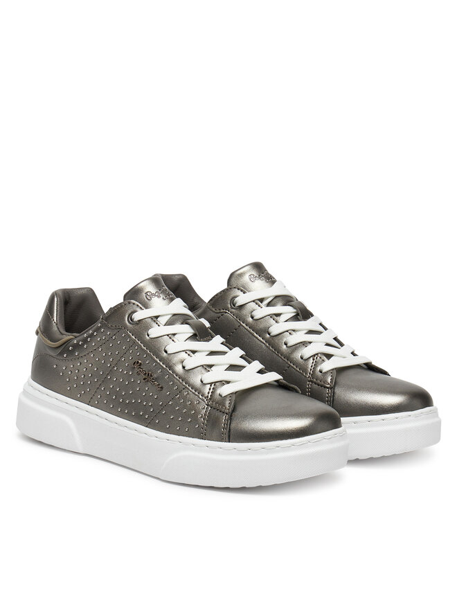 Pepe Jeans Снікерcи Pepe Jeans Eaton Gala PLS00039 Сірий