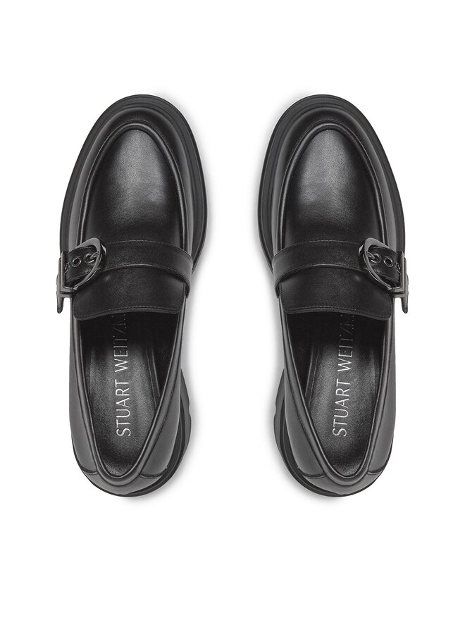 Stuart Weitzman Félcipő Stuart Weitzman Maverick Soho Loafer SF624 Fekete