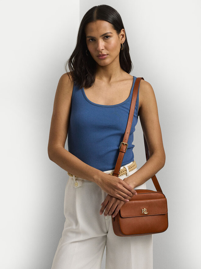 LAUREN RALPH LAUREN Ročna torba Lauren Ralph Lauren Marcy 431926645003 Rjava