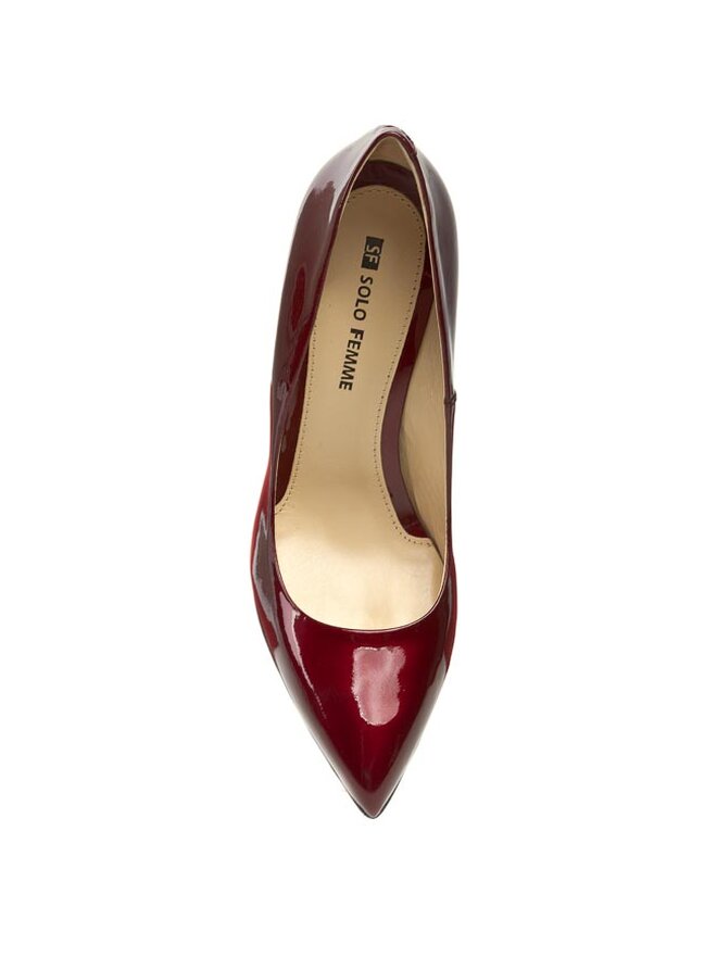 Solo Femme Pumps Solo Femme 14101-13-D46/000-04-00 Dunkelrot
