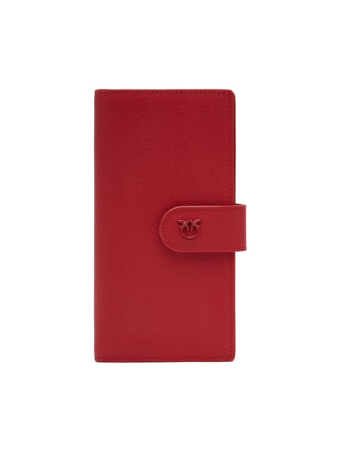 PINKO Duży Portfel Damski PINKO Continental Wallet PE 25 PCPL 104354 A29P Czerwony