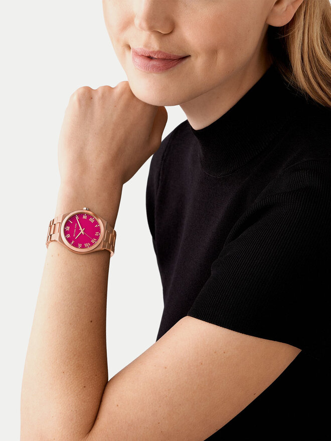Michael Kors Zegarek Michael Kors Lennox MK7462 Złoty