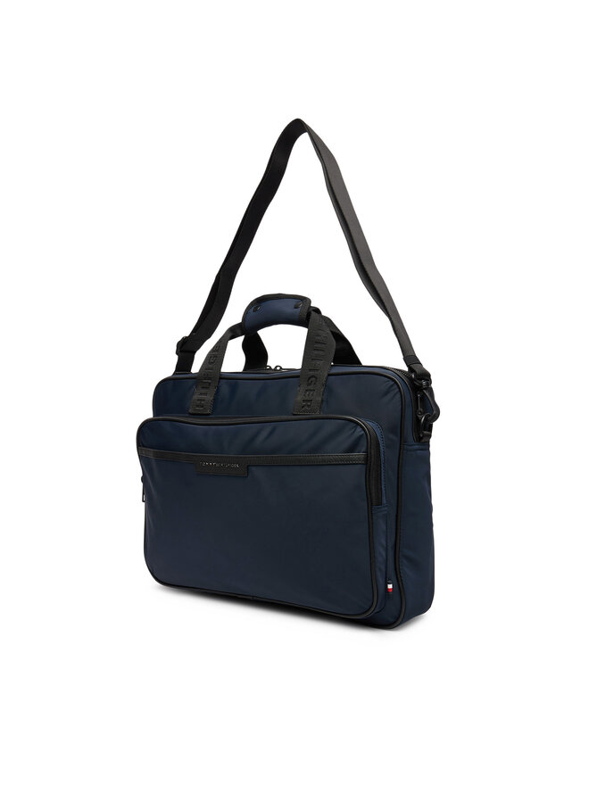 Tommy Hilfiger Torba za laptop Tommy Hilfiger Th Repreve Computer Bag AM0AM13466 Tamnoplava