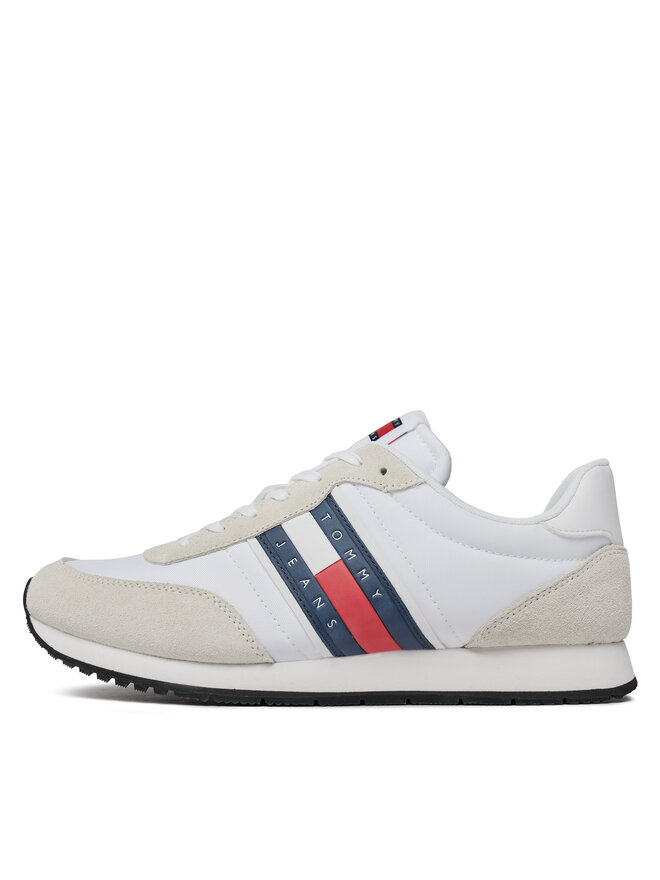Tommy Jeans Sneakersy Tommy Jeans Tjm Runner Casual Ess EM0EM01351 Biały