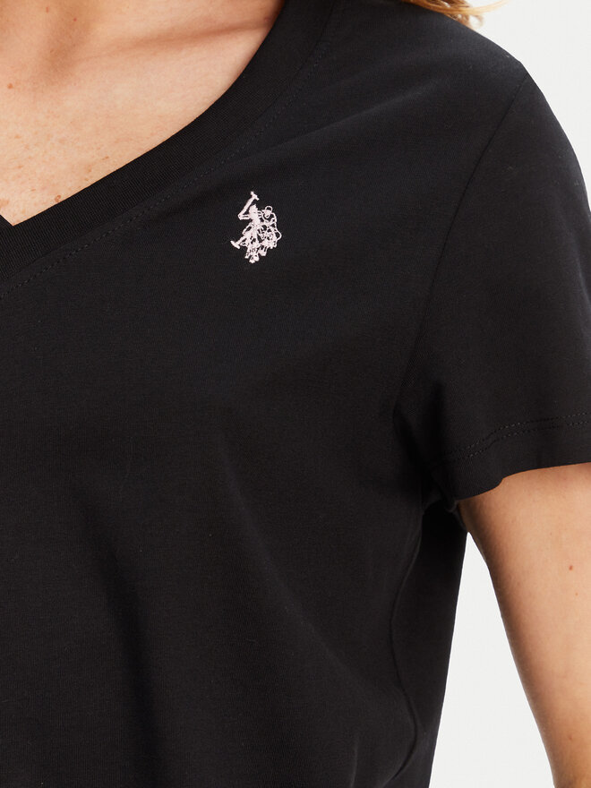 U.S. Polo Assn. U.S. Polo Assn. T-Shirt WUP0635 Μαύρο Classic Fit