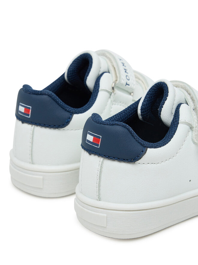 Tommy Hilfiger Сникърси Tommy Hilfiger Low Cut Velcro Sneaker T1X9-34062-1355 M Бял