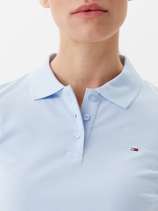 Tommy Jeans Tommy Jeans Poloshirt Essential DW0DW20160 Himmelblau Slim Fit