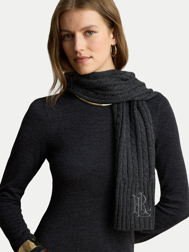 LAUREN RALPH LAUREN Schal LAUREN RALPH LAUREN 454P23506005 Dunkelgrau
