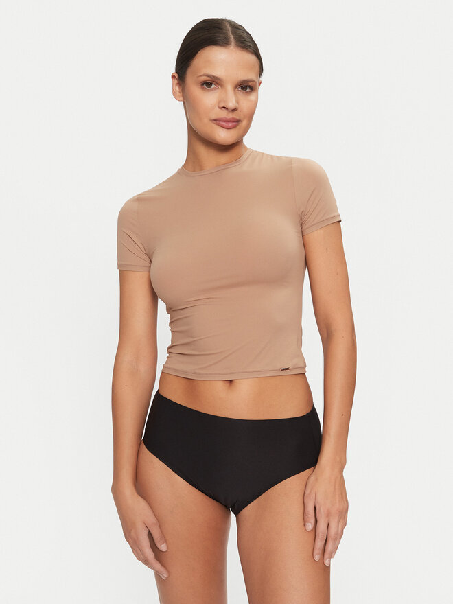 Dorina Dorina T-Shirt Noa FXTO0015MI116 Braun Slim Fit